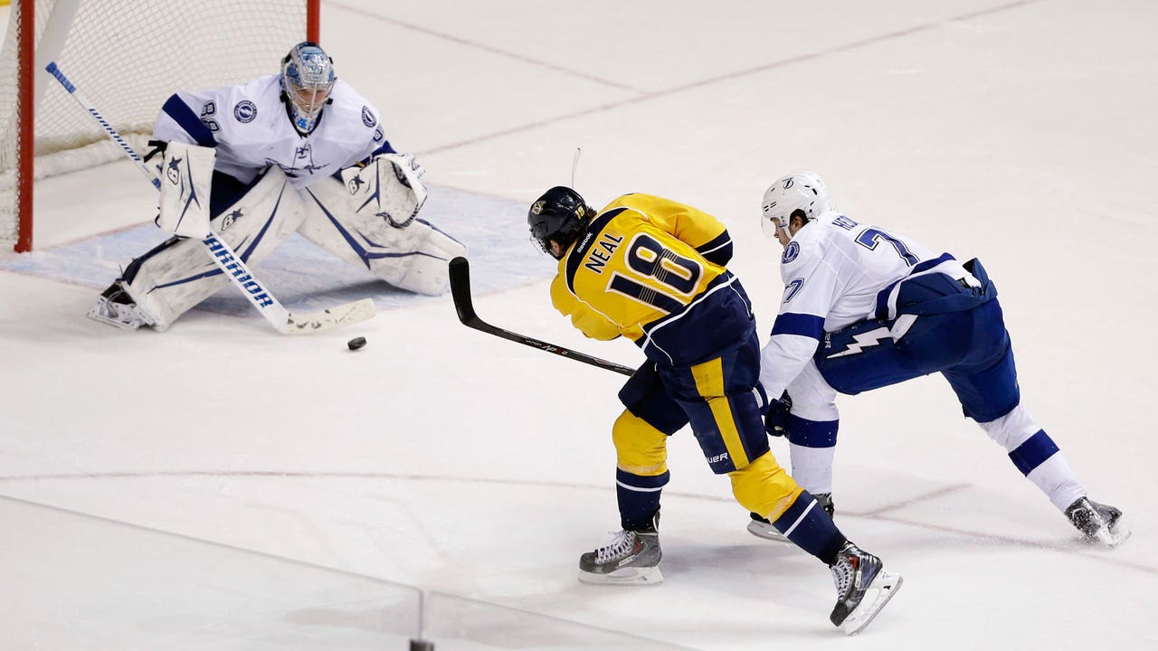 Power Play: Neal overtime goal gives Nashville 3-2 win over Tampa Bay
